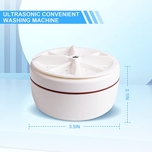 Tam88 RV01 Mini Washing Machine, Portable Washing Machines, Ultrasonic Turbine Removes Dirt Washer with USB Powered, Suitable for Home Camping Travel Business Trip RV Apartment