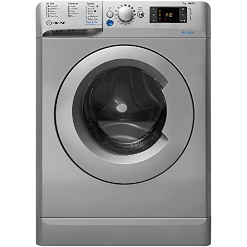 Indesit Freestanding BWE71452SUKN 7kg 1400RPM Washing Machine - Silver