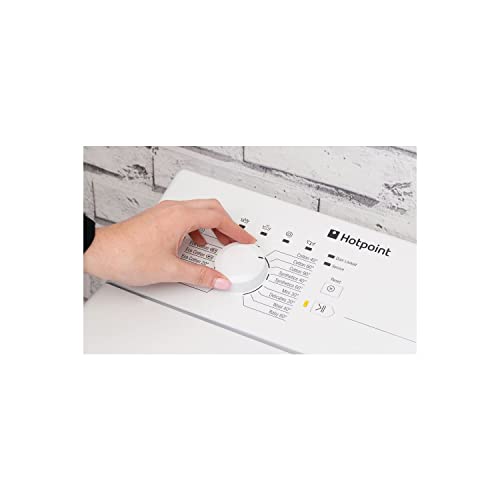 Hotpoint WMTF 722U UK N Freestanding Washing Machine, 7kg load, 1200rpm, White