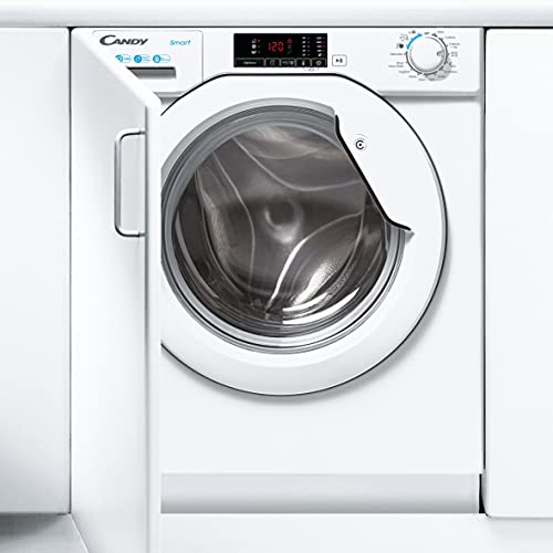Candy CBW48D1E Integrated Washing Machine, 8KG, 1400 RPM, White