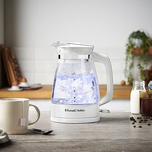 Russell Hobbs 26081 Classic Glass Kettle White
