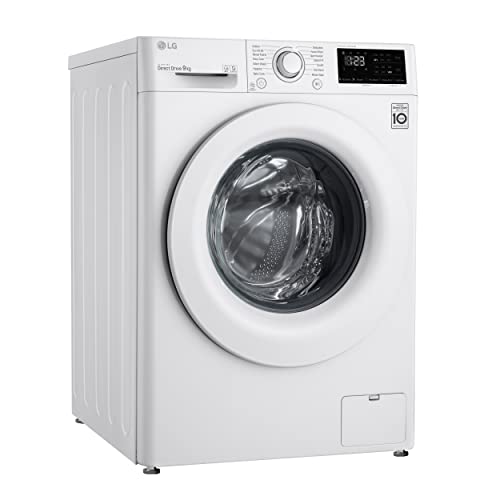 LG V3 F4V308WNW AI DD 9kg Freestanding Washing Machine