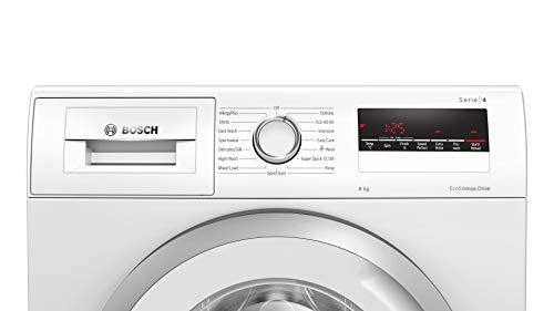 Bosch WAN28281GB Washing Machine, 8kg Capacity, AllergyPlus, SpeedPerfect, White, Freestanding, 8 kg