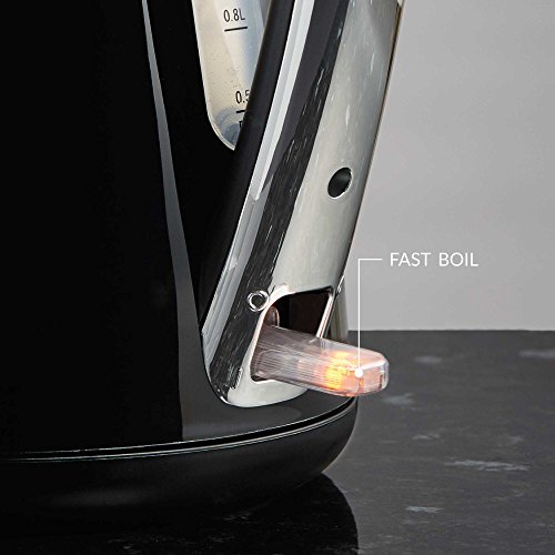 Andrew James 3000W Apollo Fast Boil Kettle Energy Efficient with Cordless 1.7L Jug Kettle and 360˚ Swivel Base (Black)