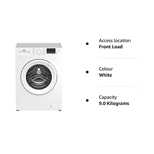 Beko WTL92151W 9kg Washing Machine with 1200 rpm - White - B Rated