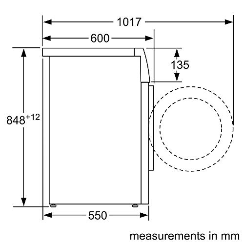 Bosch WAN28281GB Washing Machine, 8kg Capacity, AllergyPlus, SpeedPerfect, White, Freestanding, 8 kg