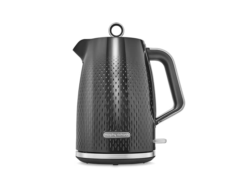 Morphy Richards Verve Black Jug Kettle - 1.7L - Rapid Boil - Limescale Filter - Plastic - 103010
