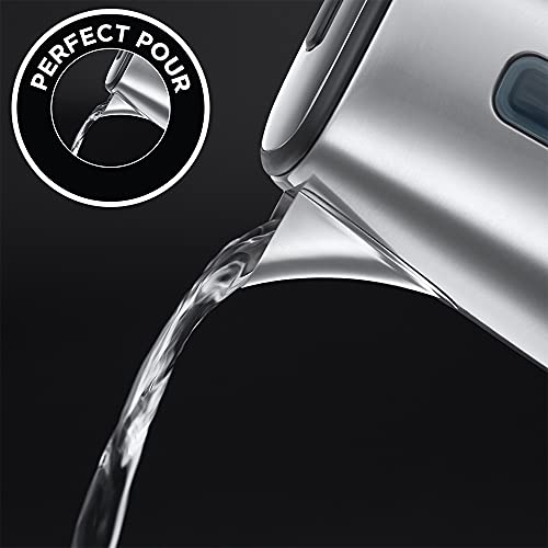 Russell Hobbs 25111 Eclipse Polished Stainless Steel and Midnight Blue Ombre Electric Kettle, 3000 W, 1.7 Litre