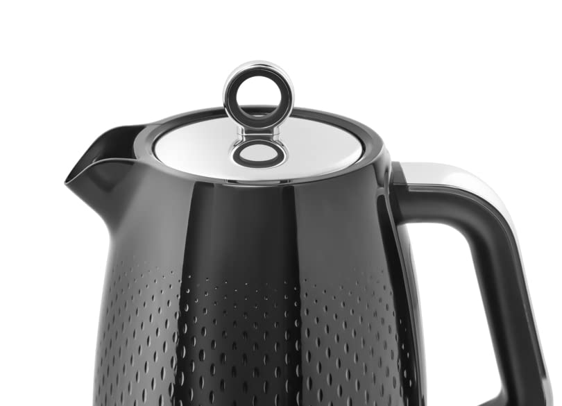 Morphy Richards Verve Black Jug Kettle - 1.7L - Rapid Boil - Limescale Filter - Plastic - 103010