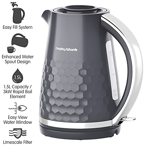 Morphy Richards 108273 Hive Kettle Grey