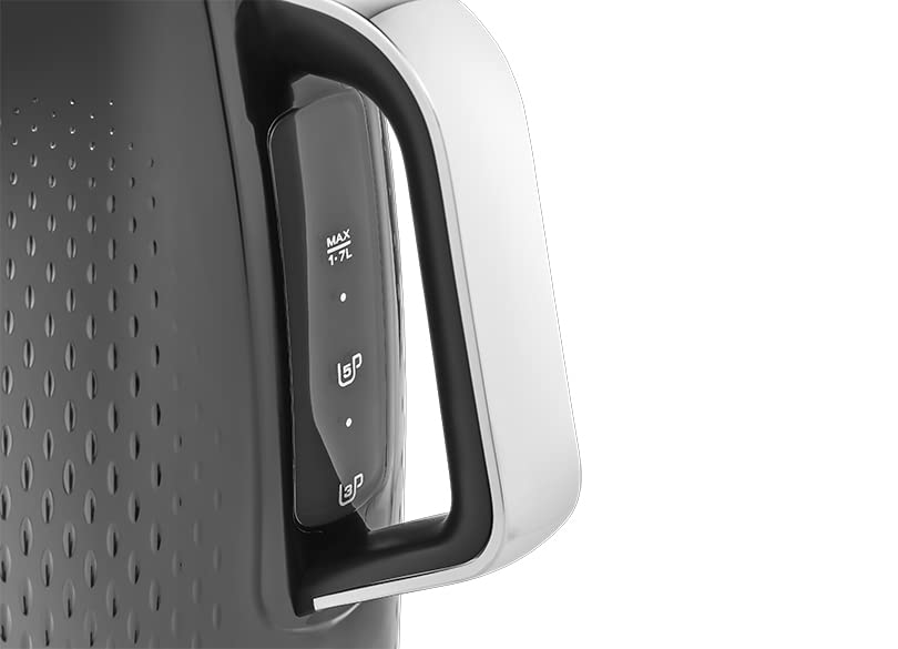 Morphy Richards Verve Black Jug Kettle - 1.7L - Rapid Boil - Limescale Filter - Plastic - 103010