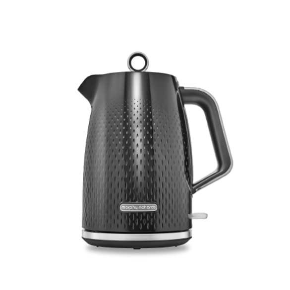 Morphy Richards Verve Black Jug Kettle - 1.7L - Rapid Boil - Limescale Filter - Plastic - 103010