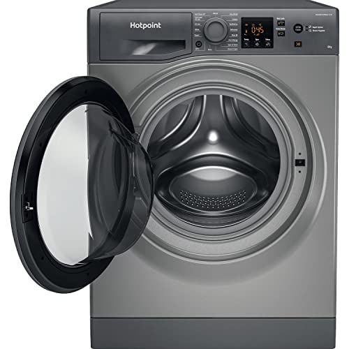 Freestanding Washing Machine, 8kg load, 1600rpm, Graphite
