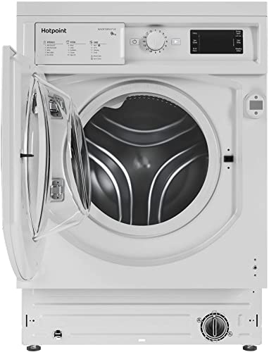 Hotpoint Built-in Washing Machine, 9kg load, 1400rpm, White