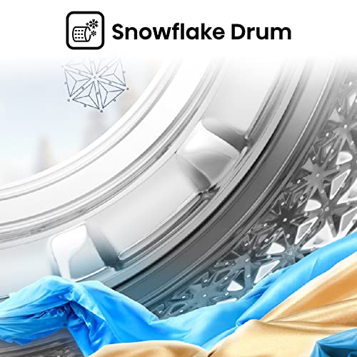 Hisense-WFQP6012EVM-Freestanding-6 KG-Front Load Durable Inverter Washing Machine-Steam Wash-Quick Wash-15 Washing Programs-1200 RPM-White-Energy Rating C