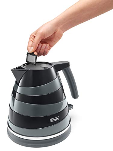 De'Longhi Avvolta Kettle, anti-scale filter, 1.7 Liters, 360° swivel base, KBA3001.BK, Black