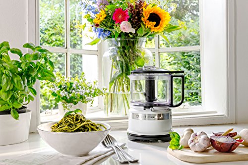 KitchenAid 5KFC3516 Classic Mini Food Processor, 240 W, 830 ml, White, 5KFC3516BWH