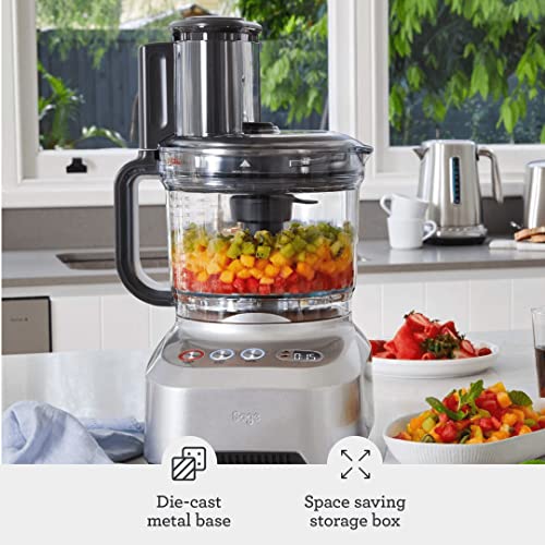 Sage SFP820BAL The Kitchen Wizz Peel and Dice, Silver