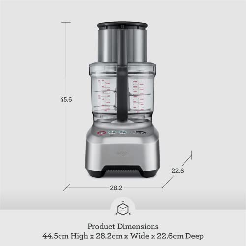 Sage SFP820BAL The Kitchen Wizz Peel and Dice, Silver