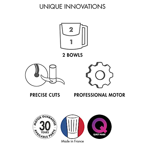 Magimix 18252 Le Mini Plus Food Processor, 1.7 liters, Black