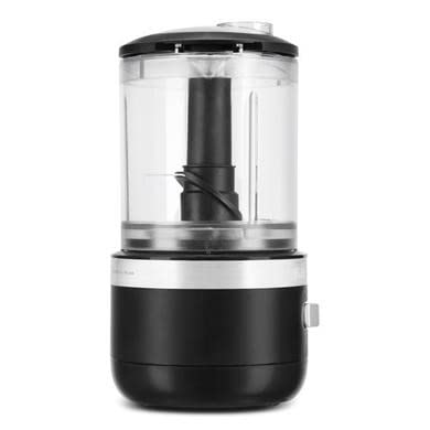 KitchenAid 1.19L Cordless Mini Food Processor - Matte Black