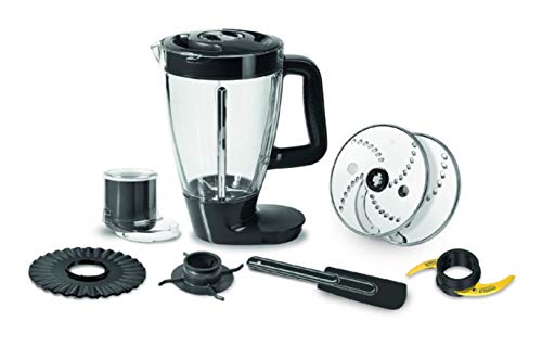 Tefal Double Force Pro DO821840 Multifunction Food Processor – 1000W / Premium Black, Plastic, 1000 W, 3 liters