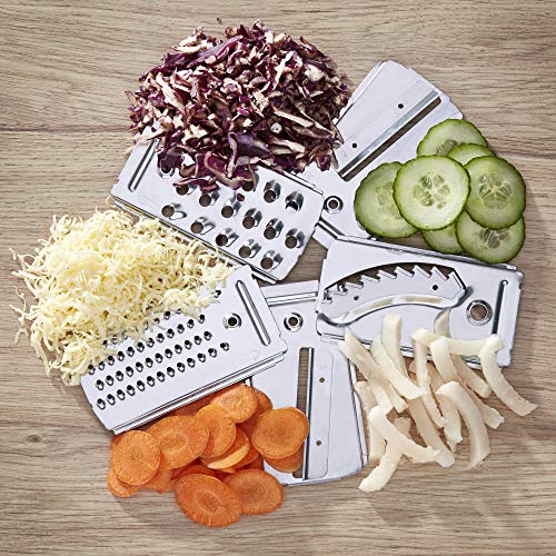 Cooks Professional Food Processor Blender Multifunctional Kitchen Chopper, Includes Accessory Drawer 1000W Black/Silver