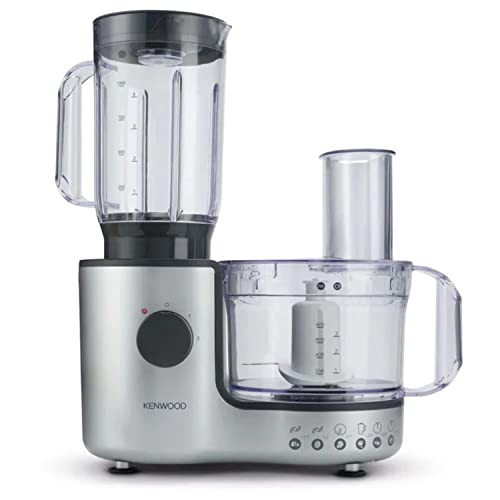 Kenwood FP195 Compact Food Processor - Silver And Grey