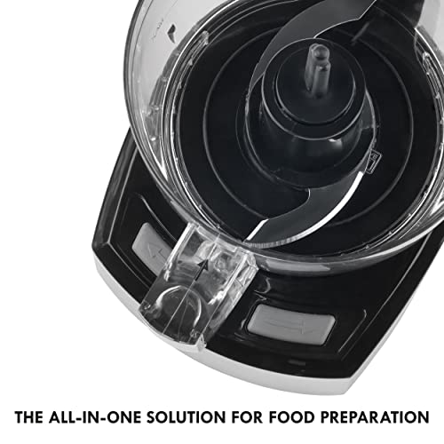 Progress EK3171P Mini Food Processor, Electric Small Chopper, Blend/Stir/Chop/Whip, Easy Food Prep, Make Baby Food, Salads, Dips, 1 L Capacity, Stainless Steel Blade, Go Healthy, Compact/Space Saving