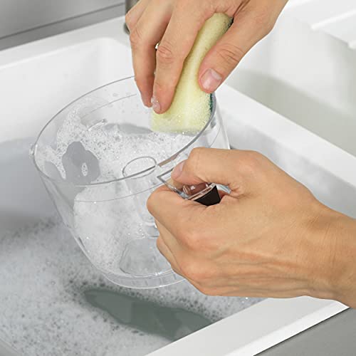 Salter EK3171 8 In 1 Compact Food Processor, Prep Pro Mini Electric Food Chopper, 1L BPA-Free Easy Pour Jug, Stir, Mix, Blend, Chop, Whip & Grind, Stainless Steel Bi-Directional Blade, 200W, Black