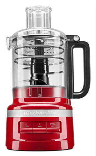 KitchenAid JHH2.1LFOOPRORED 2.1L Food Processor, Red, Aluminium