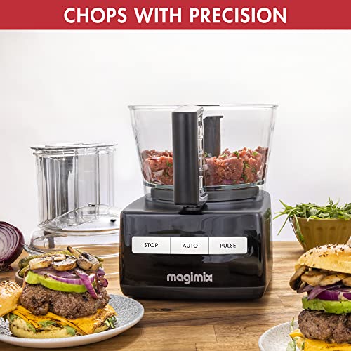Magimix 5200XL Food Processor | 3.7L BPA-Free Bowl | Quiet & Powerful Motor | Multifunctional 7 in 1 Solution | Black | 18584