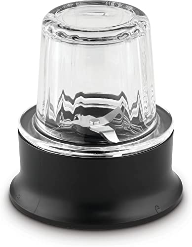 Kenwood Multipro Compact Food Processor, 1.2L Bowl, 1.2L Thermo-resist Glass Blender, Dough Hook, Whisk, Reversible Slicing and Grating Discs, Spice Mill, 800 W, FDM302SS, Silver