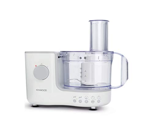 Kenwood Compact Food Processor, 1.4L Bowl, Blender, Emulsifying, Chopping Blade, Shredder Disc 400W, FP120, White