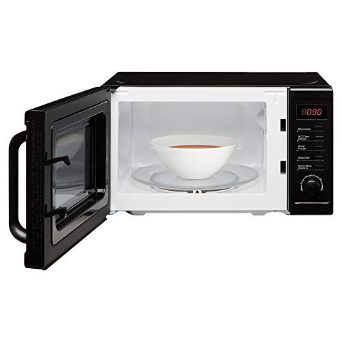 Cookology CFSDI20LBK Digital 800W Freestanding Microwave, 20 Litre Capacity with 25cm Turntable, Features Weight and Time Quick Defrost Setting and 8 Cooking Functions - in Black