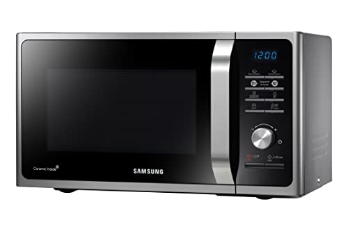Samsung MS23F301TAS Solo Microwave with Healthy Cooking, 800W, 23 Litre, Silver