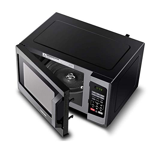 Toshiba 800w 23L Microwave Oven with Digital Display, Auto Defrost, One-touch Express Cook with 6 Pre-Programmed Auto Cook, and Easy Clean - Black - ML-EM23P(BS)
