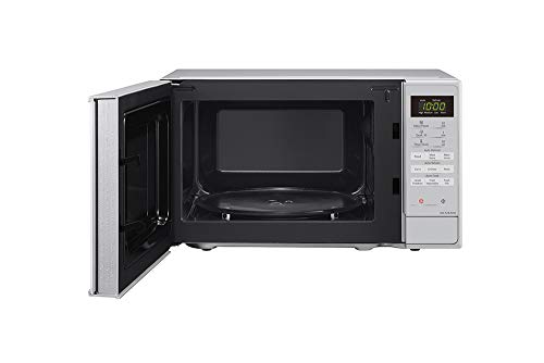 Panasonic NN-E28JMMBPQ Compact Solo Microwave Oven with Turntable, 800 W, 20 Litres, Silver