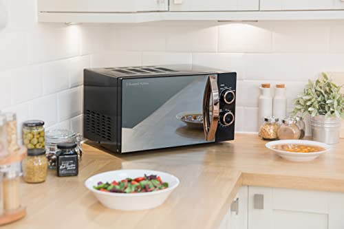 Russell Hobbs RHM1727RG 17 Litre 700 W Rose Gold Solo Microwave with 5 Power Levels, 30 Minute Timer, Defrost Setting, Easy Clean