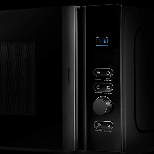 Toshiba 800w 20L Microwave Oven with 12 Cooking Presets, Upgraded Easy-Clean Enamel Cavity, Weight/Time Defrost, and Turntable with Position Memory Function - Black - MV-AM20T(BK)