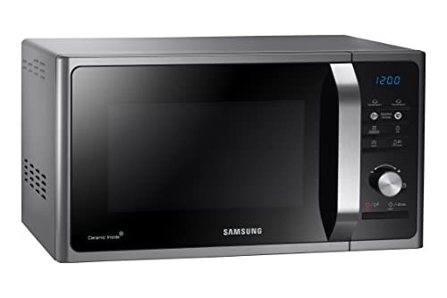 Samsung MS23F301TAS Solo Microwave with Healthy Cooking, 800W, 23 Litre, Silver