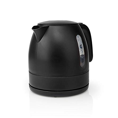Ex-Pro Electric Kettle, 1.0L Capacity with Quick Boil Time, Boil-Dry Protection and Removable Filter for Fresher Water, 2150W - Black