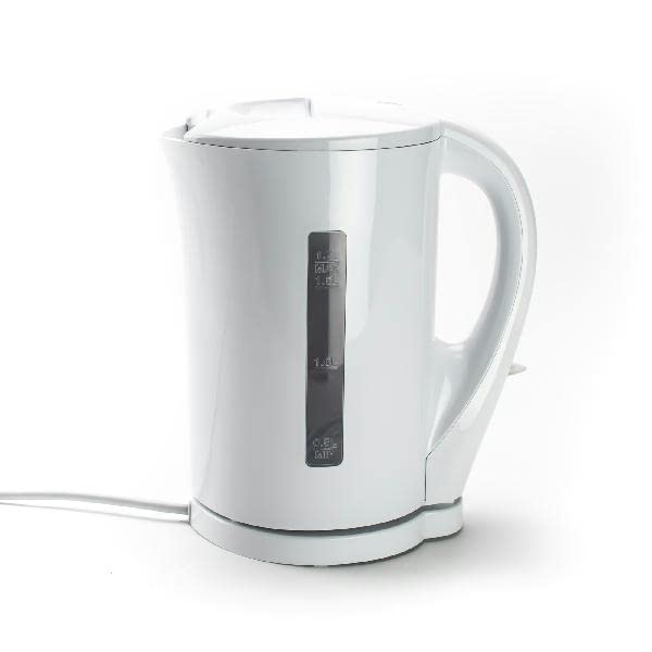 STATUS Denver Water Kettle | 1 Litre Kettle | White | 2kw Fast Boiling Kettle | DENVERKETTLE