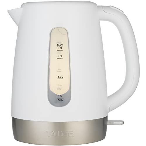 T4tec British designed Fast Boil Cordless Kettle - White TT - KT691UK