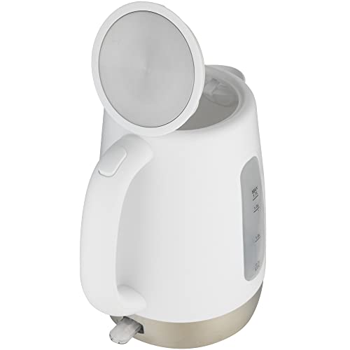T4tec British designed Fast Boil Cordless Kettle - White TT - KT691UK