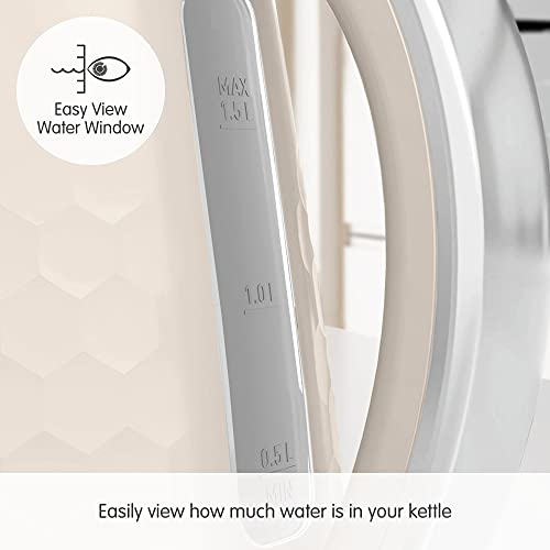 Morphy Richards 108272 Hive Kettle Cream