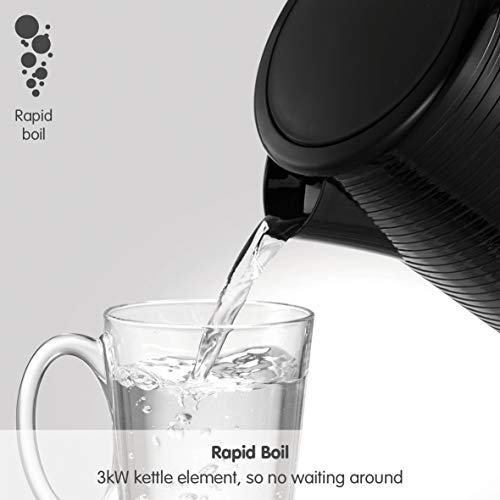 Morphy Richards 108398 Arc Jug Kettle, 3 W, 1.7 liters, Black