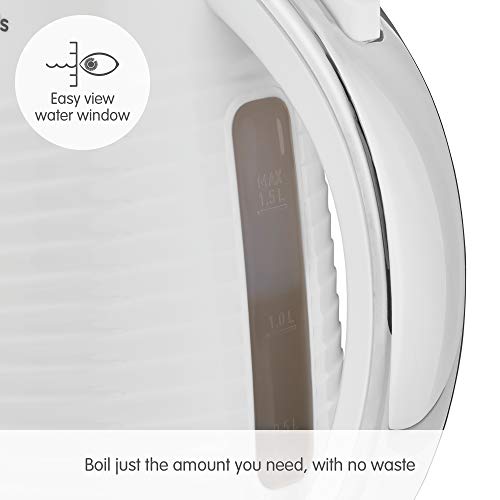 Morphy Richards 108269 Jug Kettle Dune, Plastic, 3000 W, 1.5 liters, White
