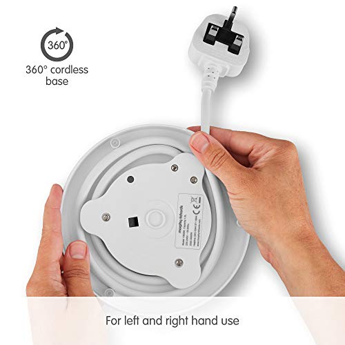 Morphy Richards 108269 Jug Kettle Dune, Plastic, 3000 W, 1.5 liters, White