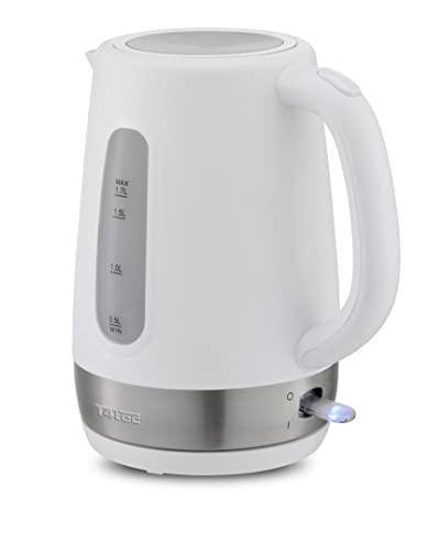 T4tec British designed Fast Boil Cordless Kettle - White TT - KT691UK
